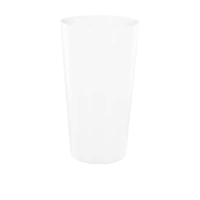 GOBELET MIF RÉUTILISABLE PERSONNALISÉ 60 CL 'CUPY QUADRI' - blanc opaque