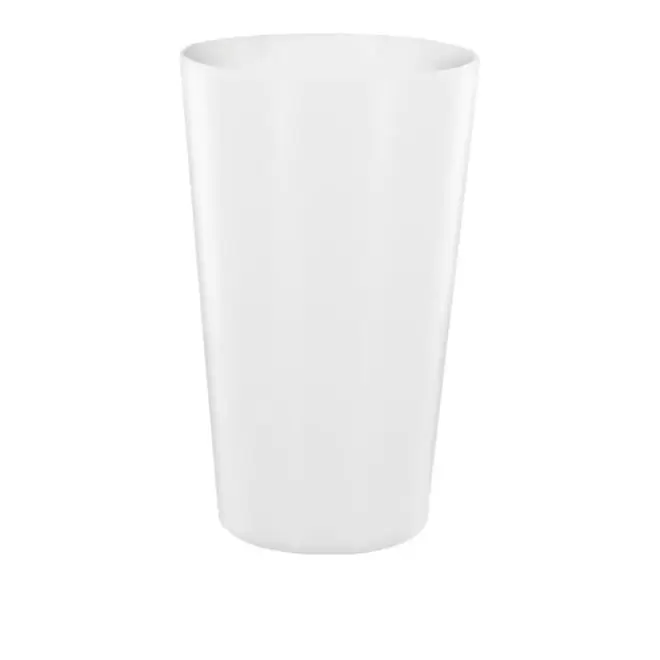 GOBELET MIF RÉUTILISABLE PERSONNALISÉ 30 CL 'CUPY QUADRI' - blanc opaque