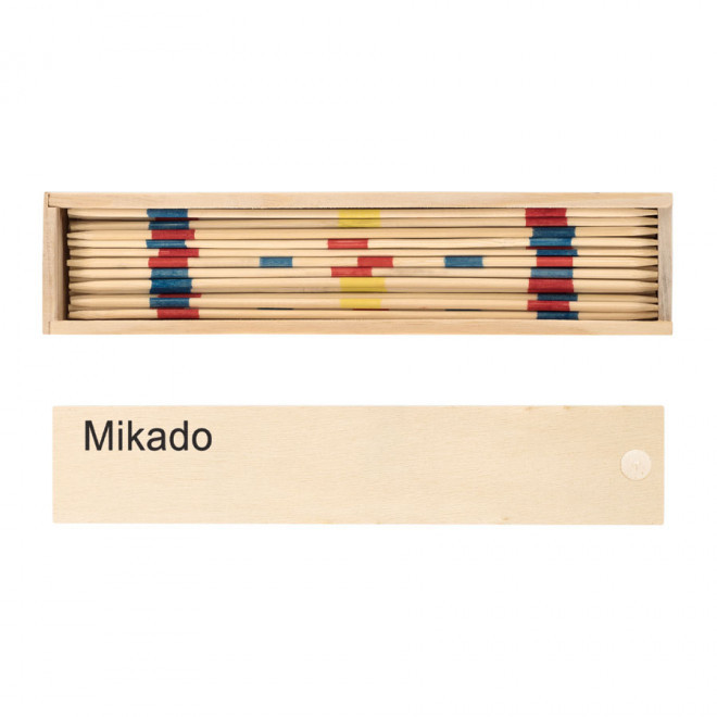 JEU DE MIKADO PERSONNALISÉ 'LÉO' - bois