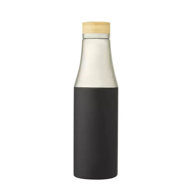 BOUTEILLE PERSONNALISÉE ISOTHERME 540ML 'RIDEO' - noir