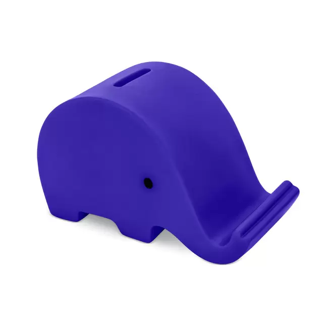 TIRELIRE ELEPHANT PERSONNALISABLE 'ELEPHANTI' - bleu