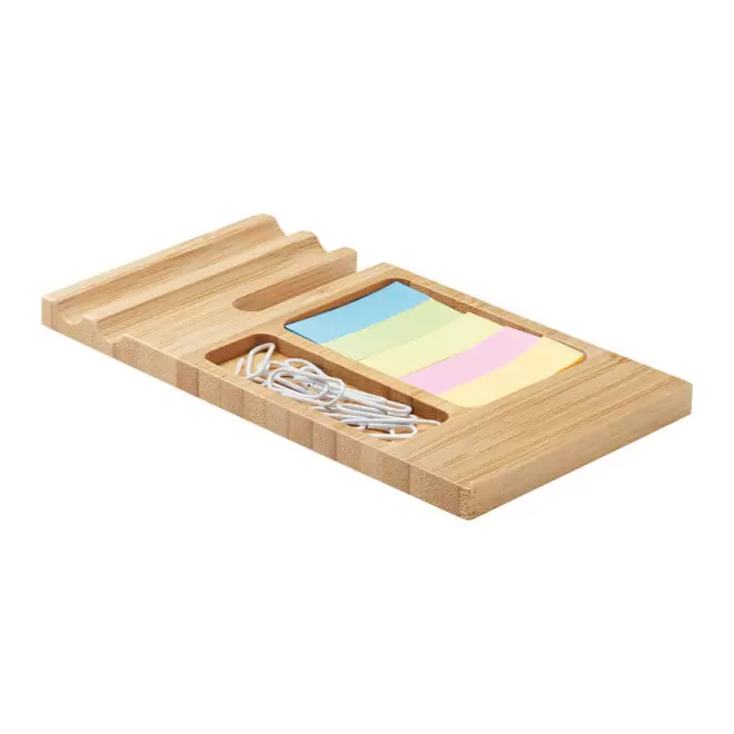 ORGANISATEUR DE BUREAU PERSONNALISÉ EN BAMBOU 'YANO' - bois