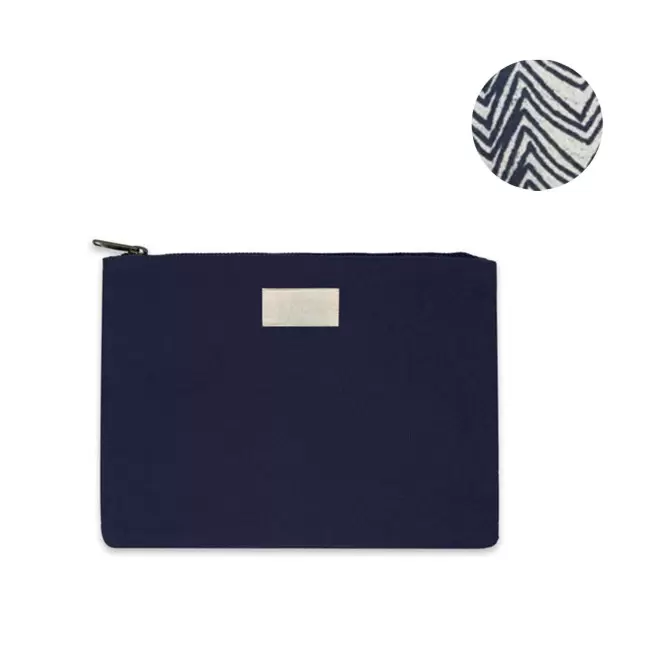 POCHETTE PERSONNALISABLE TAILLE S HINDBAG 'COLETTE' - marine