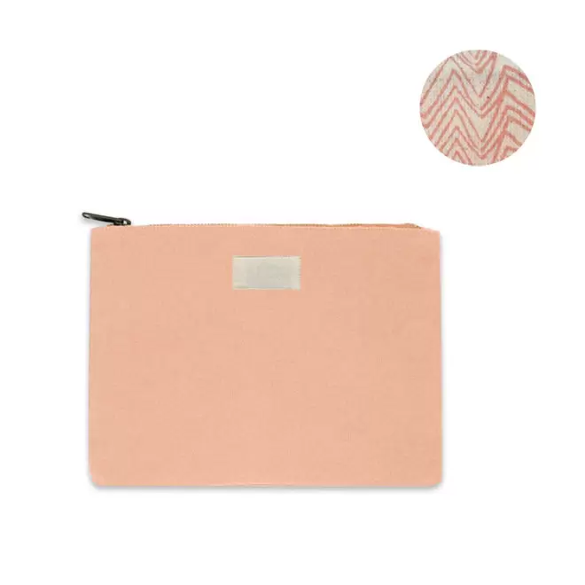 POCHETTE PERSONNALISABLE TAILLE S HINDBAG 'COLETTE' - saumon