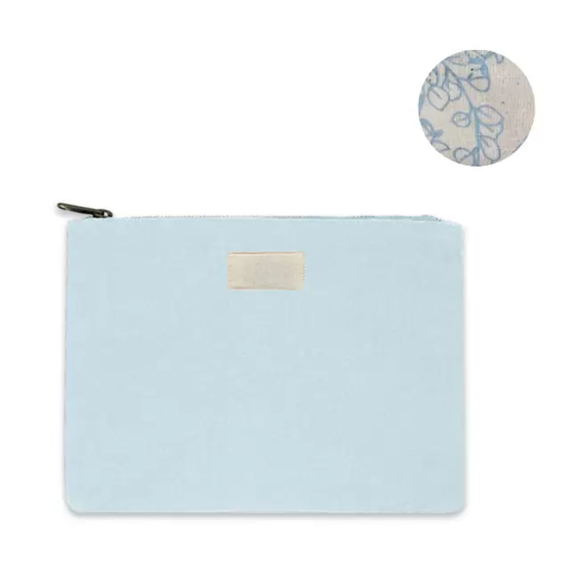 POCHETTE PERSONNALISABLE TAILLE M HINDBAG 'COLETTE' - azur