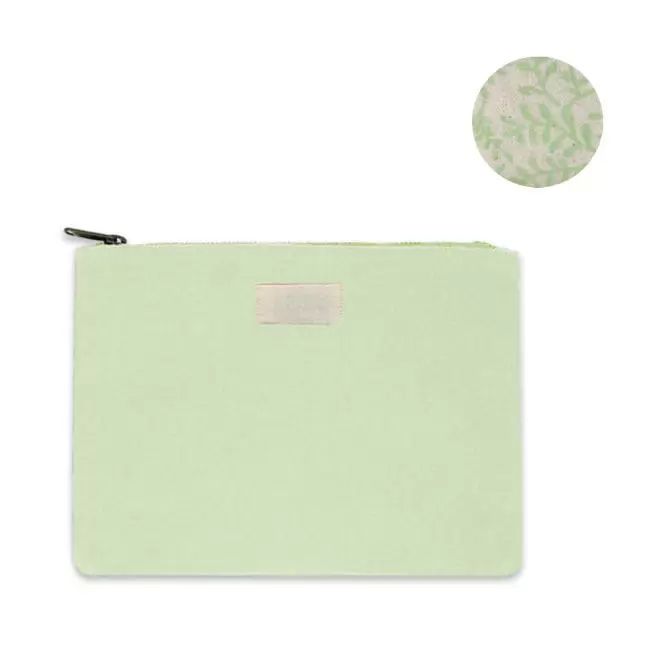 POCHETTE PERSONNALISABLE TAILLE M HINDBAG 'COLETTE' - vert d'eau