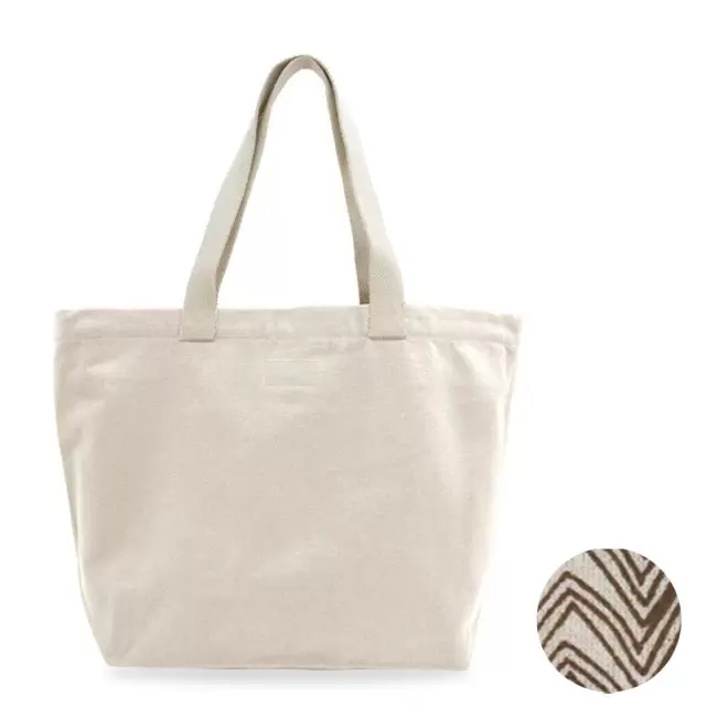 SAC BOAT PERSONNALISABLE STUDIO BY HINDBAG 'HORTENSE' - écru