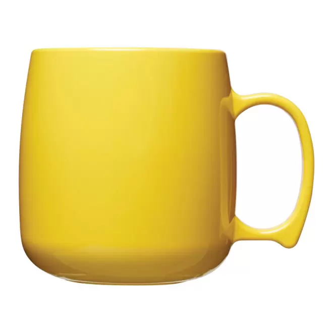 MUG PERSONNALISÉ EN PLASTIQUE CLASSIC 300 ML 'PAKTI' - jaune
