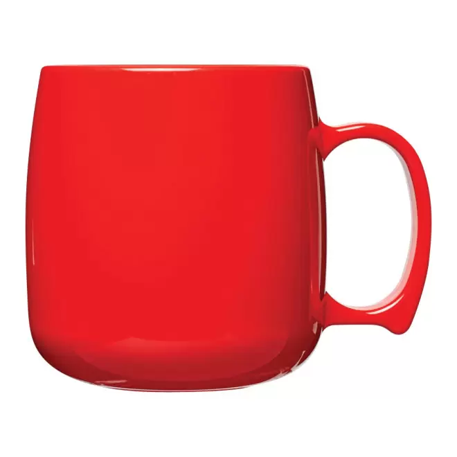 MUG PERSONNALISÉ EN PLASTIQUE CLASSIC 300 ML 'PAKTI' - rouge