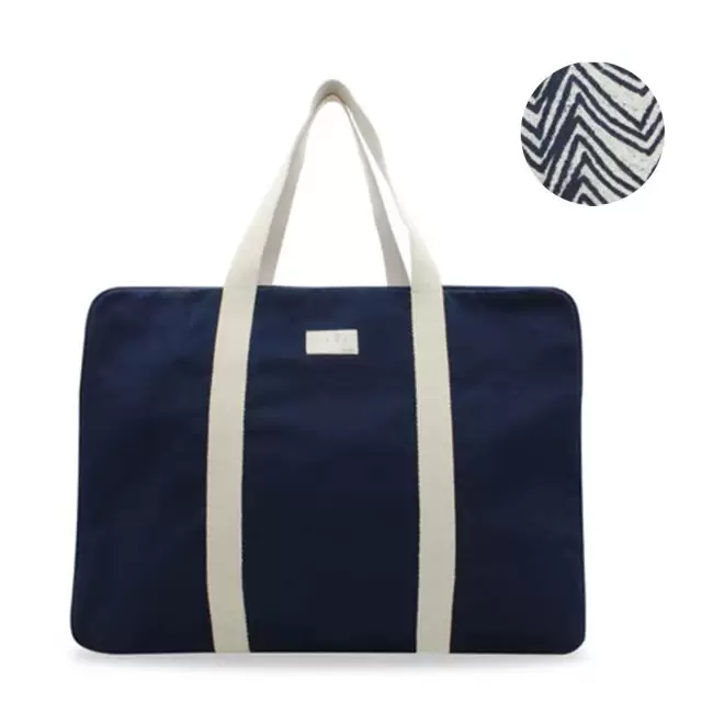 SAC VOYAGE PERSONNALISABLE STUDIO BY HINDBAG 'GABRIEL' - marine