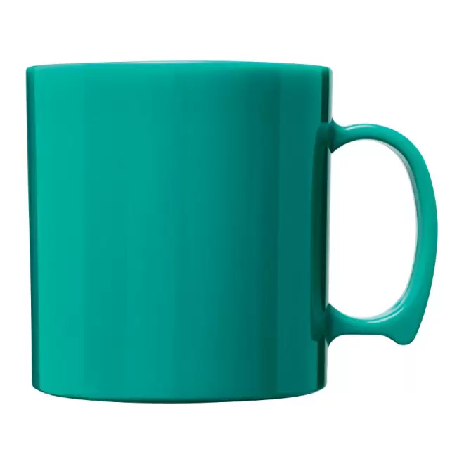 MUG PERSONNALISÉ EN PLASTIQUE 300ML 'POLIKO' - vert eau