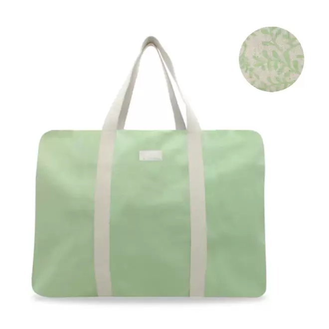 SAC VOYAGE PERSONNALISABLE STUDIO BY HINDBAG 'GABRIEL' - vert d'eau