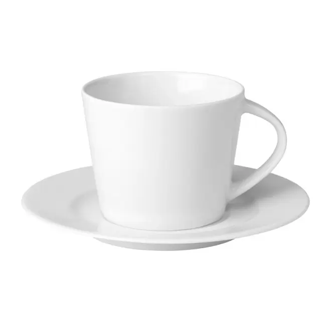 TASSE PERSONNALISÉE À CAPPUCCINO 'TAZZA' - blanc