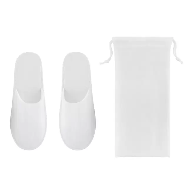 CHAUSSONS PERSONNALISÉS HÔTEL 'SLIPPY' - blanc