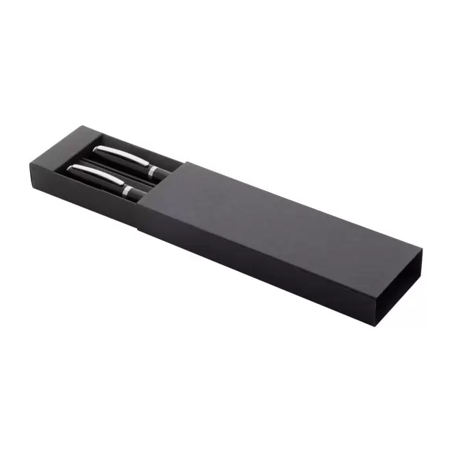 PARURE DE STYLO PERSONNALISEE 'ROBILLE' - noir