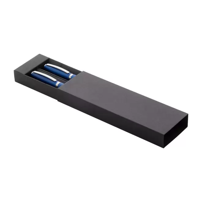 PARURE DE STYLO PERSONNALISEE 'ROBILLE' - bleu