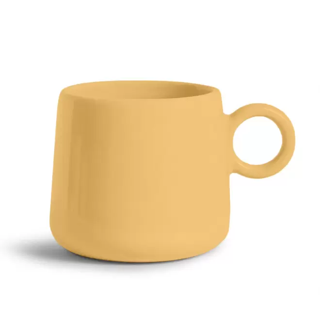 MUG CERAMIQUE MIE 250ML 'JOYO' - jaune foncé