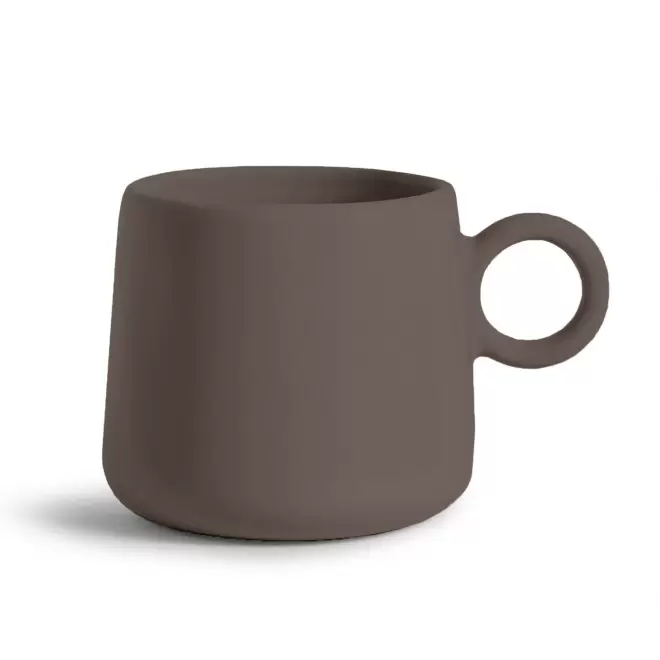 MUG CERAMIQUE MIE 250ML 'JOYO' - marron mat