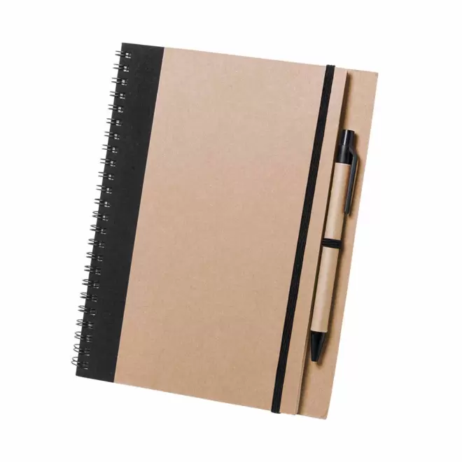 CARNET A SPIRALES NON LIGNE PERSONNALISABLE 'BIG RAMSES' - noir