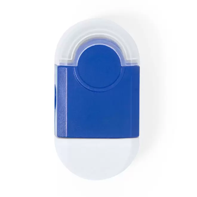 TAILLE CRAYON AVEC GOMME PERSONNALISABLE 'MOLLY' - bleu