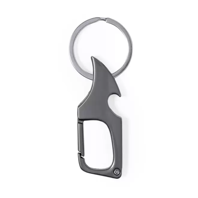 PORTE CLE MULTIFONCTION PERSONNALISABLE 'ROSS' - argenté