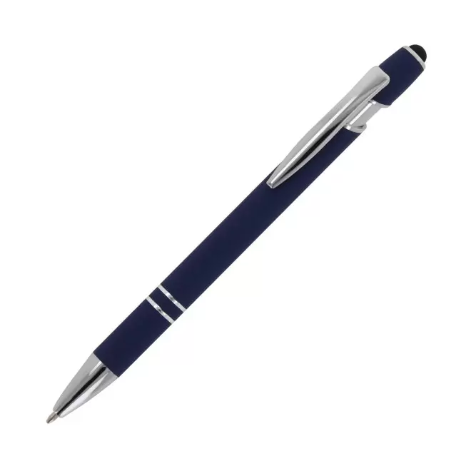 STYLO EN METAL MINE BLEUE PERSONNALISABLE 'PRINCY' - bleu foncé