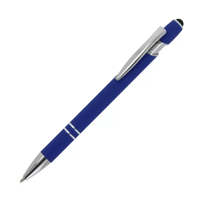 STYLO EN METAL MINE BLEUE PERSONNALISABLE 'PRINCY' - bleu