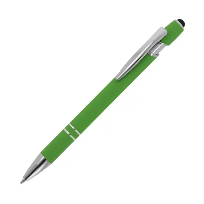 STYLO EN METAL MINE BLEUE PERSONNALISABLE 'PRINCY' - vert clair