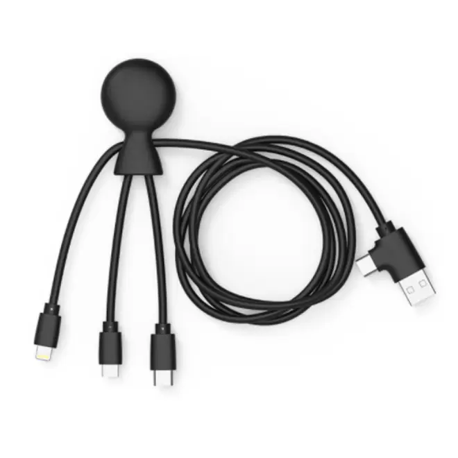 PACK BATTERIE ET CABLE PERSONNALISABLE 'MR BIO PACK LONG' - noir