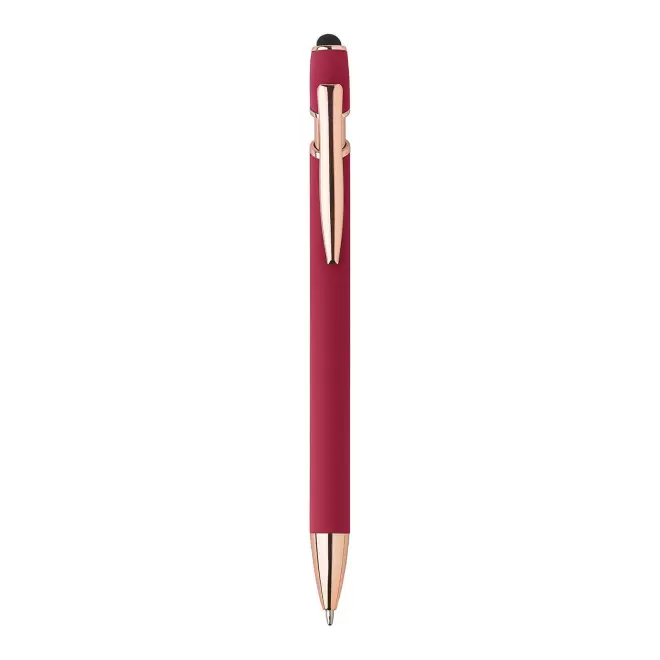 STYLO A BILLE PERSONNALISABLE MINE BLEUE 'PRINCY ROSY' - rouge