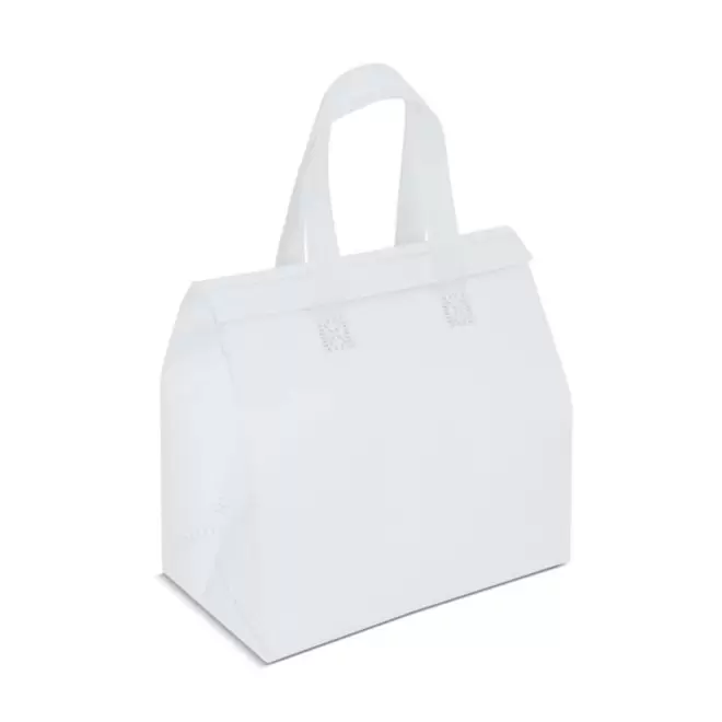 SAC ISOTHERME NON TISSE PERSONNALISABLE 'MALIKTO' - blanc