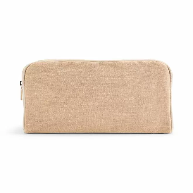 TROUSSE DE TOILETTE JUCO PERSONNALISABLE 'JAÏA' - naturel