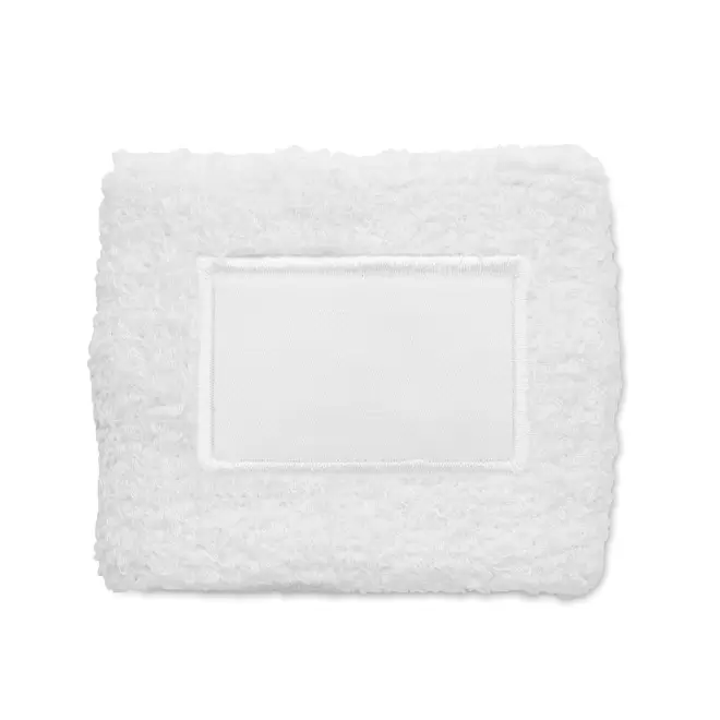 BRACELET EPONGE PERSONNALISABLE 'CASY CARRE' - blanc