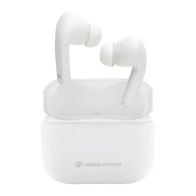 ECOUTEURS PERSONNALISÉS BLUETOOTH® ANC 'ONDA' - blanc
