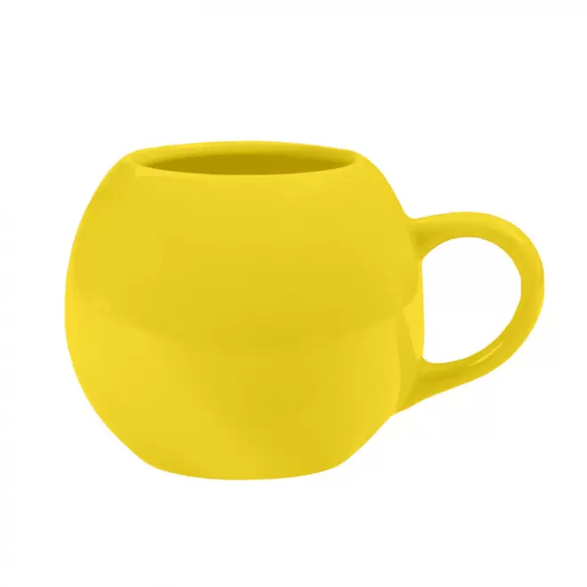 MUG CERAMIQUE MIE 420ML PERSONNALISABLE 'MODLY' - jaune