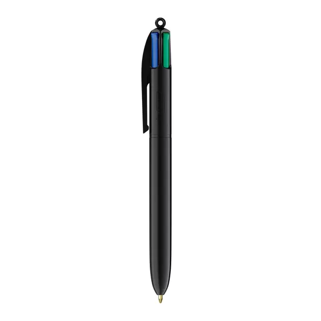 EXPRESS 72H - STYLO 4 COULEURS PERSONNALISÉ BIC® 'CLASSIQUE' - noir/noir