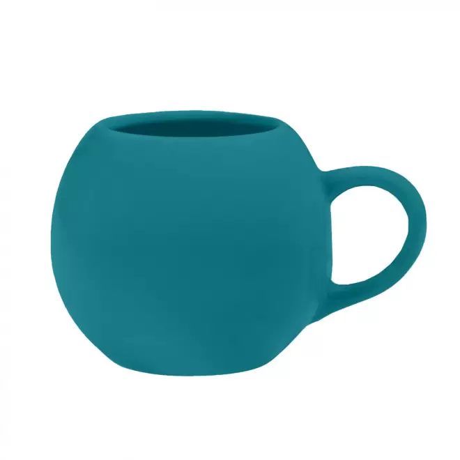 MUG CERAMIQUE MIE 420ML PERSONNALISABLE 'MODLY' - bleu canard mat