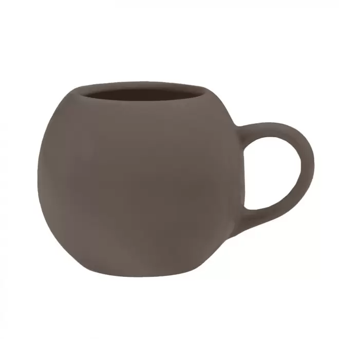 MUG CERAMIQUE MIE 420ML PERSONNALISABLE 'MODLY' - marron mat