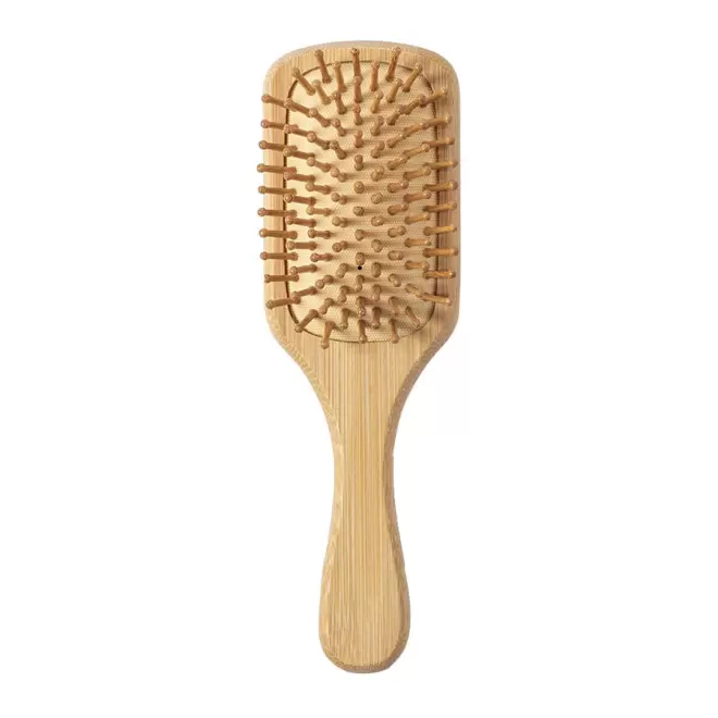 BROSSE À CHEVEUX PERSONNALISÉE EN BAMBOU 'SPAZZOLA' - bois