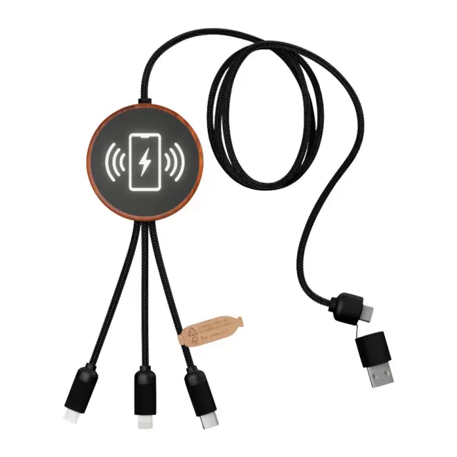 CABLE ECO EN BOIS 10W PERSONNALISABLE 'CABLAN' - noir