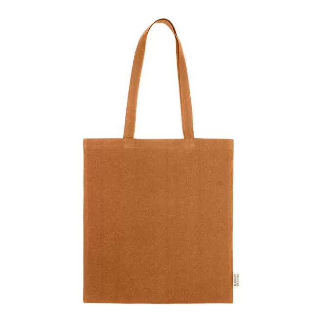 SAC COTON RECYCLE PERSONNALISABLE 120 G/M2 A 180 G/M2 'JAVA'' - orange