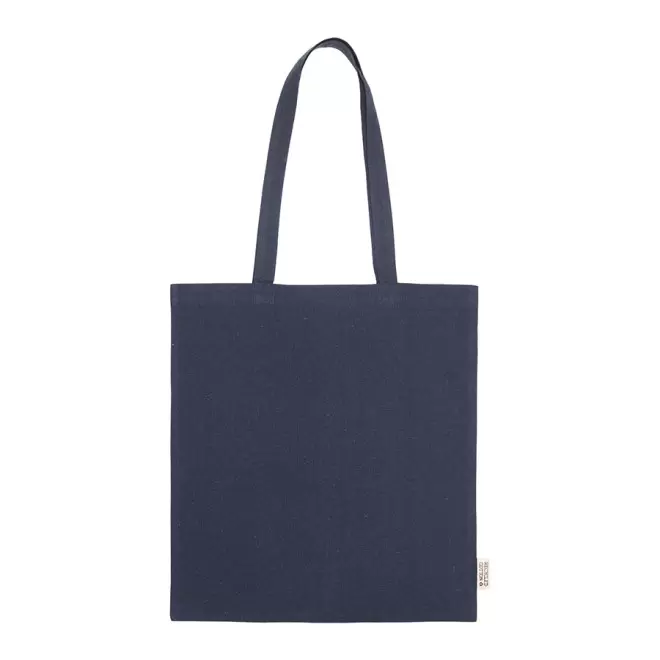 SAC COTON RECYCLE PERSONNALISABLE 120 G/M2 A 180 G/M2 'JAVA'' - bleu marine