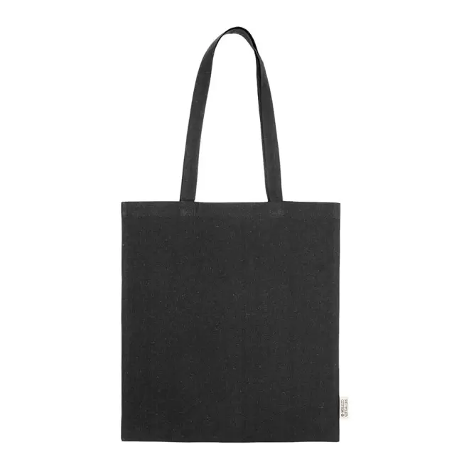 SAC COTON RECYCLE PERSONNALISABLE 120 G/M2 A 180 G/M2 'JAVA'' - noir