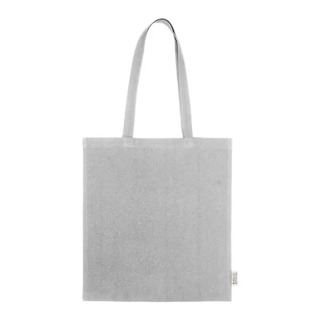 SAC COTON RECYCLE PERSONNALISABLE 120 G/M2 A 180 G/M2 'JAVA'' - gris chiné