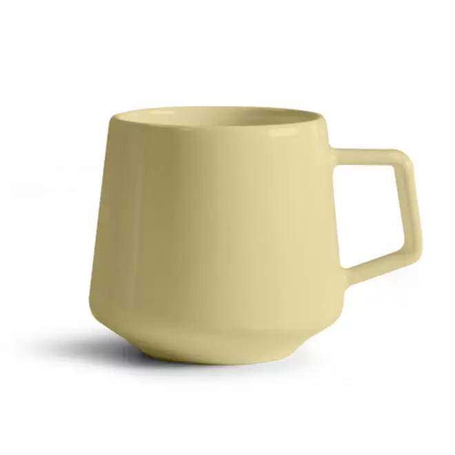 MUG CERAMIQUE MIE 260ML PERSONNALISABLE 'CAYL' - jaune pâle