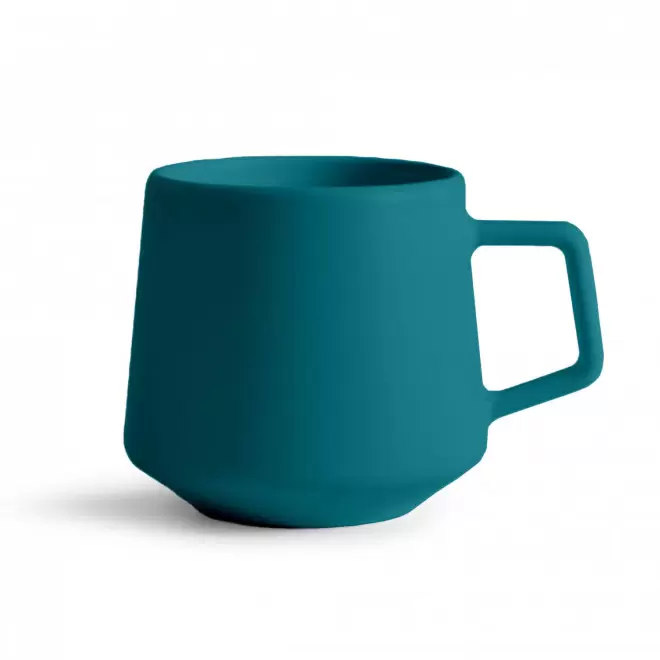 MUG CERAMIQUE MIE 260ML PERSONNALISABLE 'CAYL' - bleu canard mat
