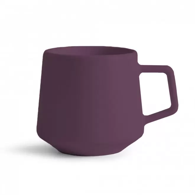 MUG CERAMIQUE MIE 260ML PERSONNALISABLE 'CAYL' - prune mat