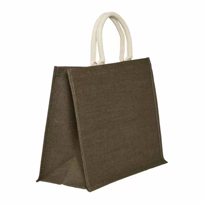 CABAS PERSONNALISABLE EN JUTE 'KOS' - kaki