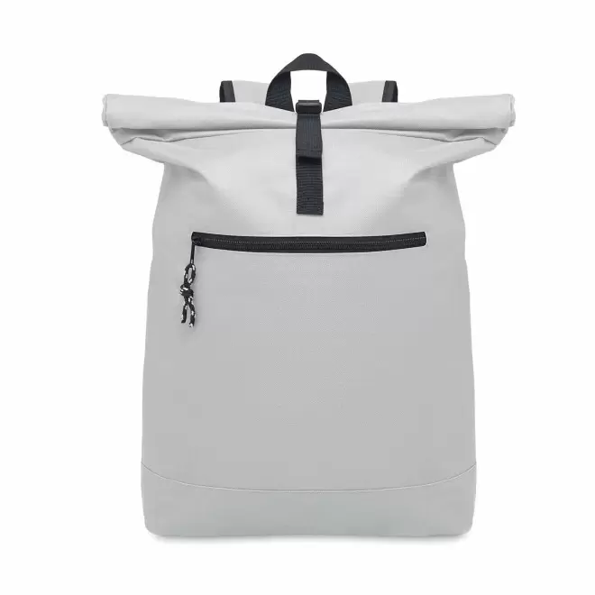 SAC A DOS ORDINATEUR 15" PERSONNALISABLE 'MIKELE' - blanc