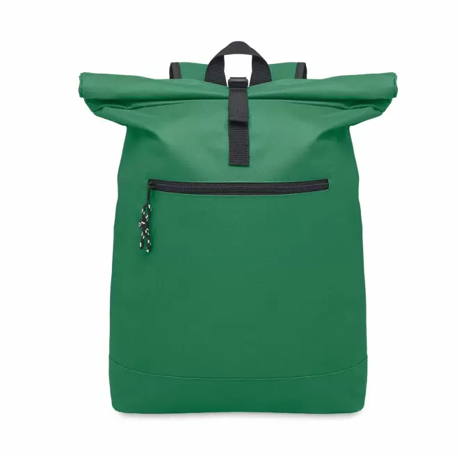 SAC A DOS ORDINATEUR 15" PERSONNALISABLE 'MIKELE' - vert foncé
